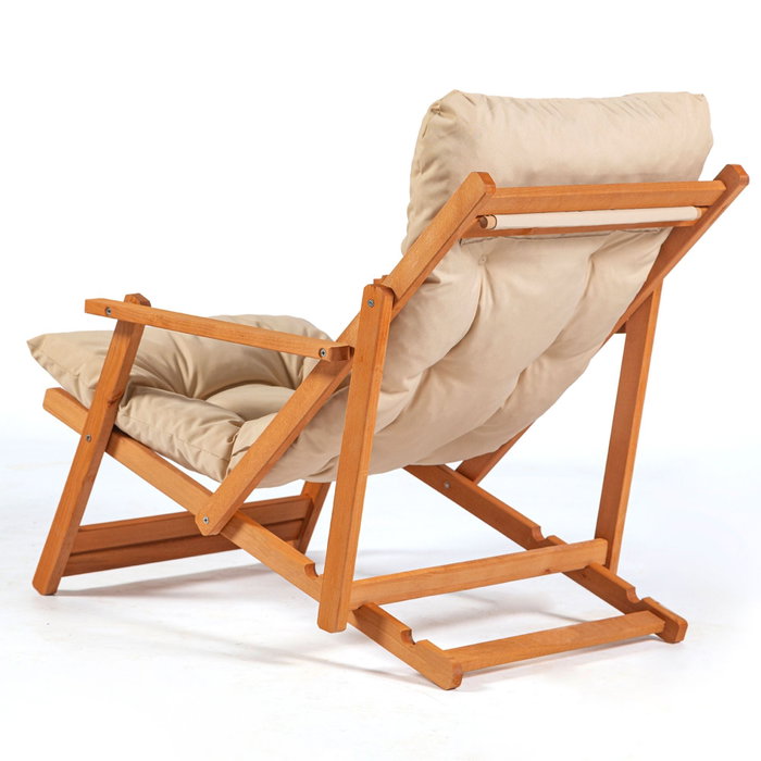 Hanah Home Silla de Jardín My008 Marrón y Crema Hanah Home Silla de Jardín My008 Marrón y Crema